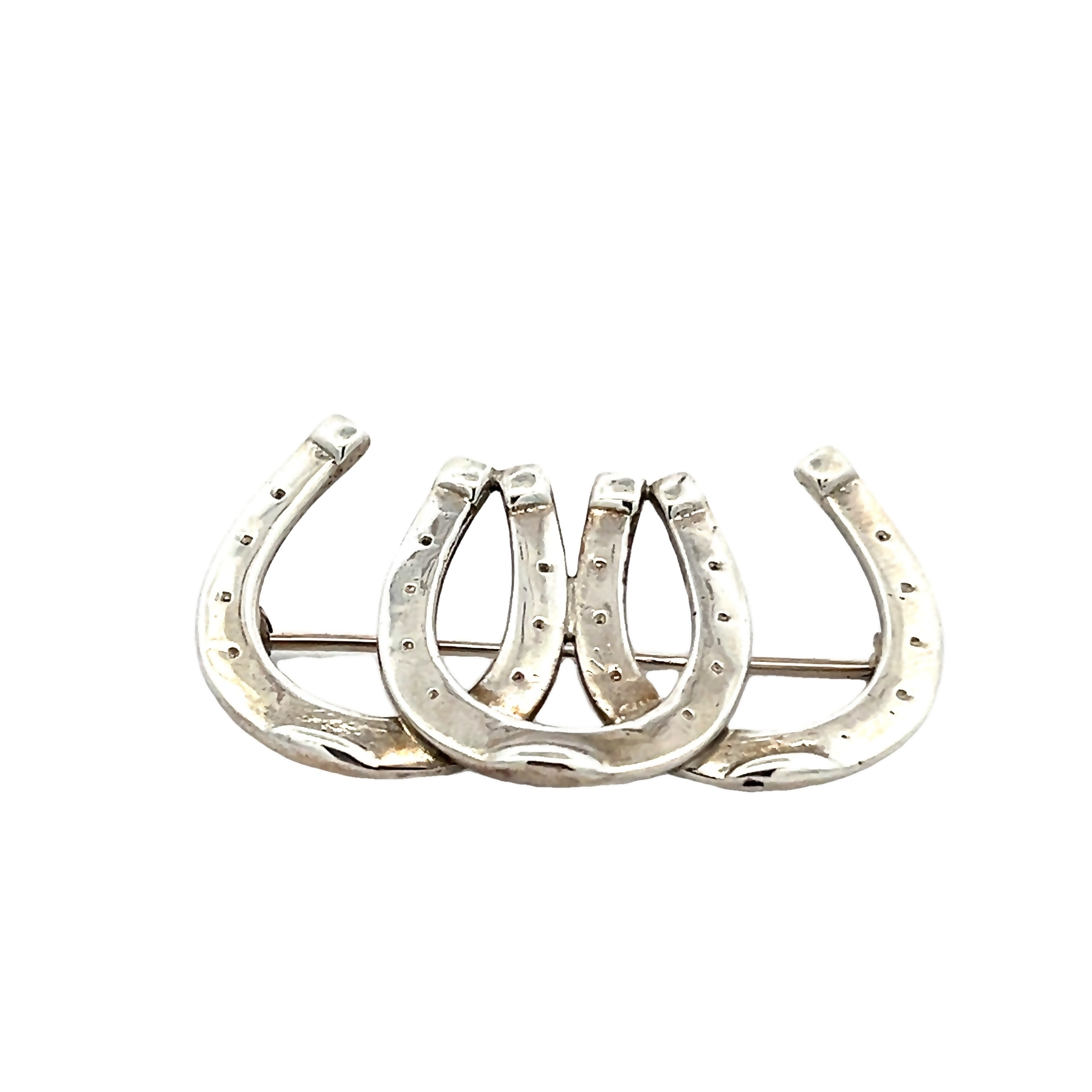 Silver Horseshoe Pin