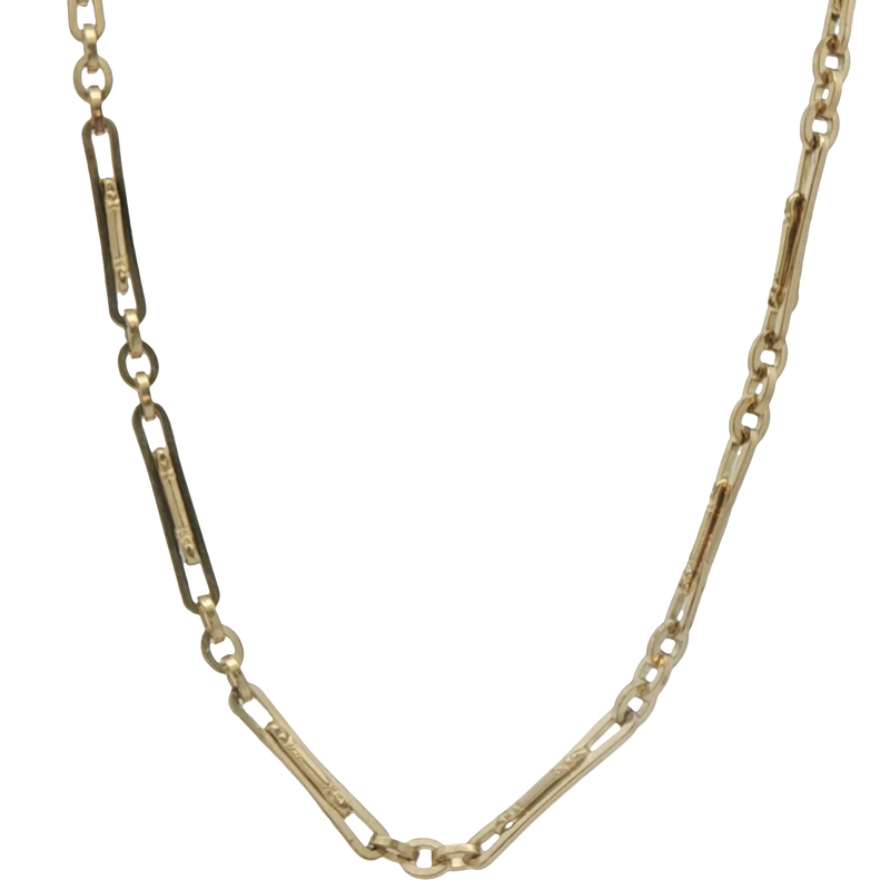 Yellow Gold Filled Pocket Watch Chain