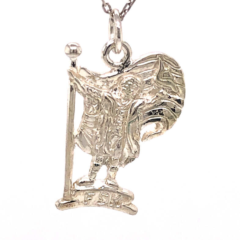 Ladies sterling FSK charm.