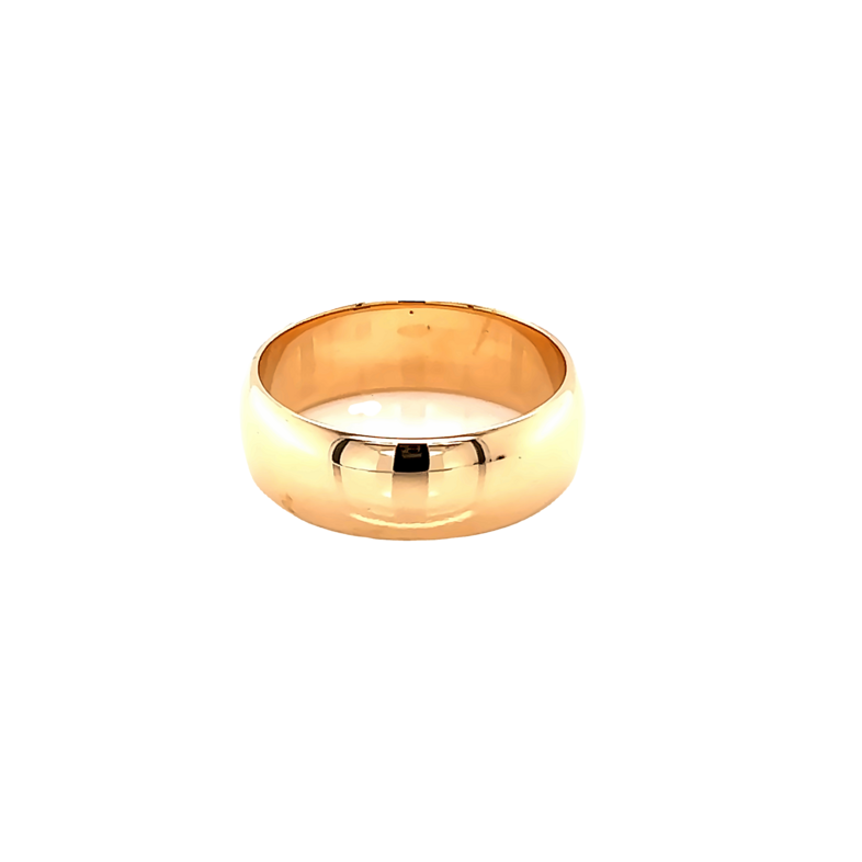 Yellow 14 Karat Ring MM Width: 7  4.35 DWT