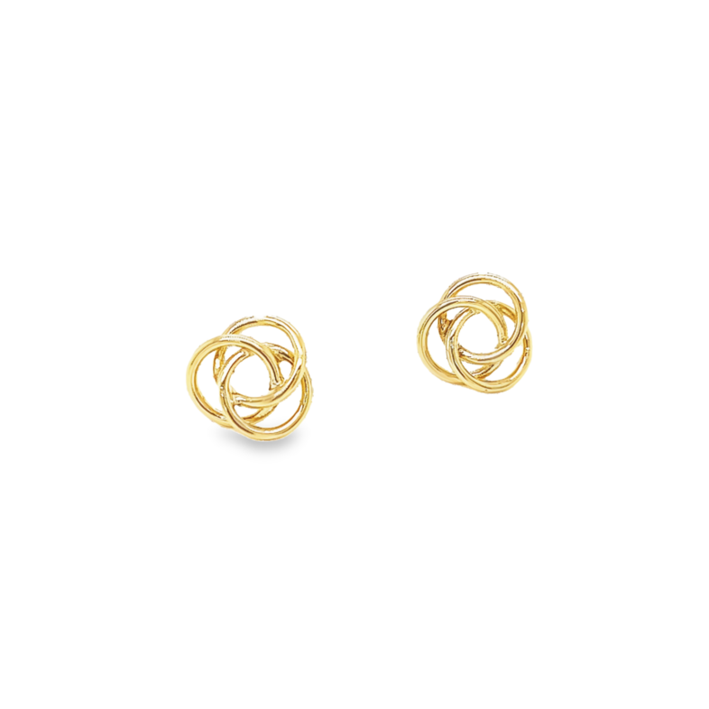 14 Karat yellow gold Knot Earrings
