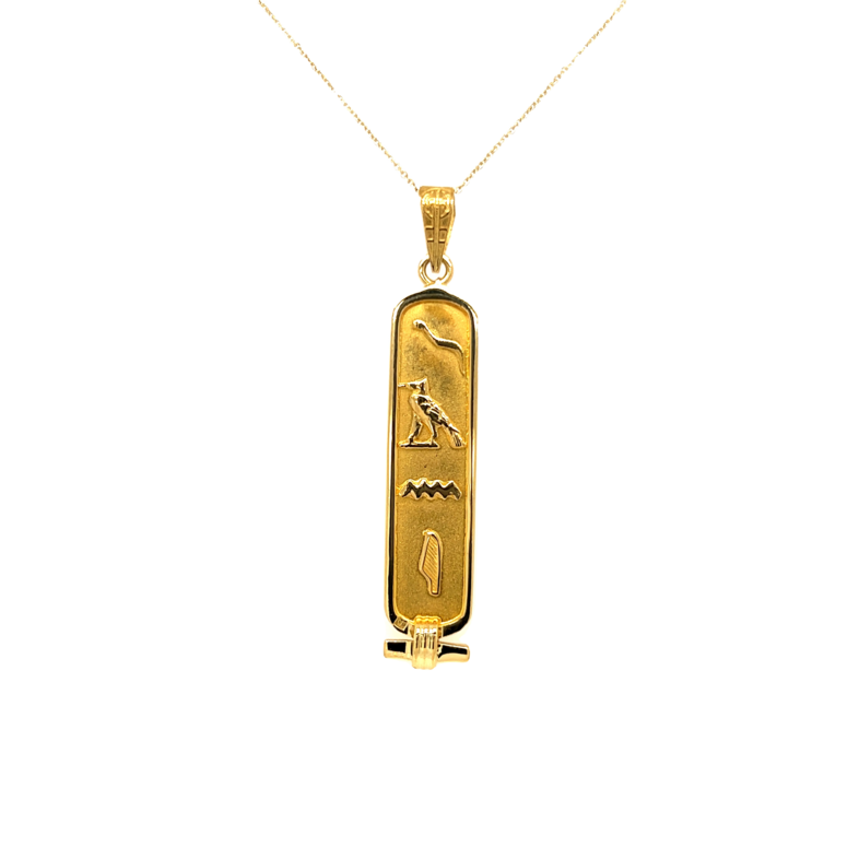Yellow 14 Karat Charm on 18 chain "Jane"