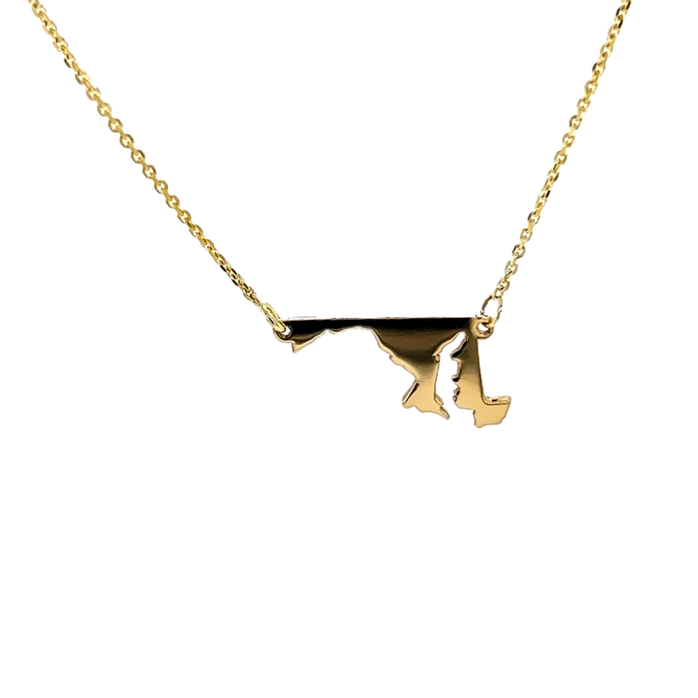 Yellow 14 Karat Statement Charm Length 18