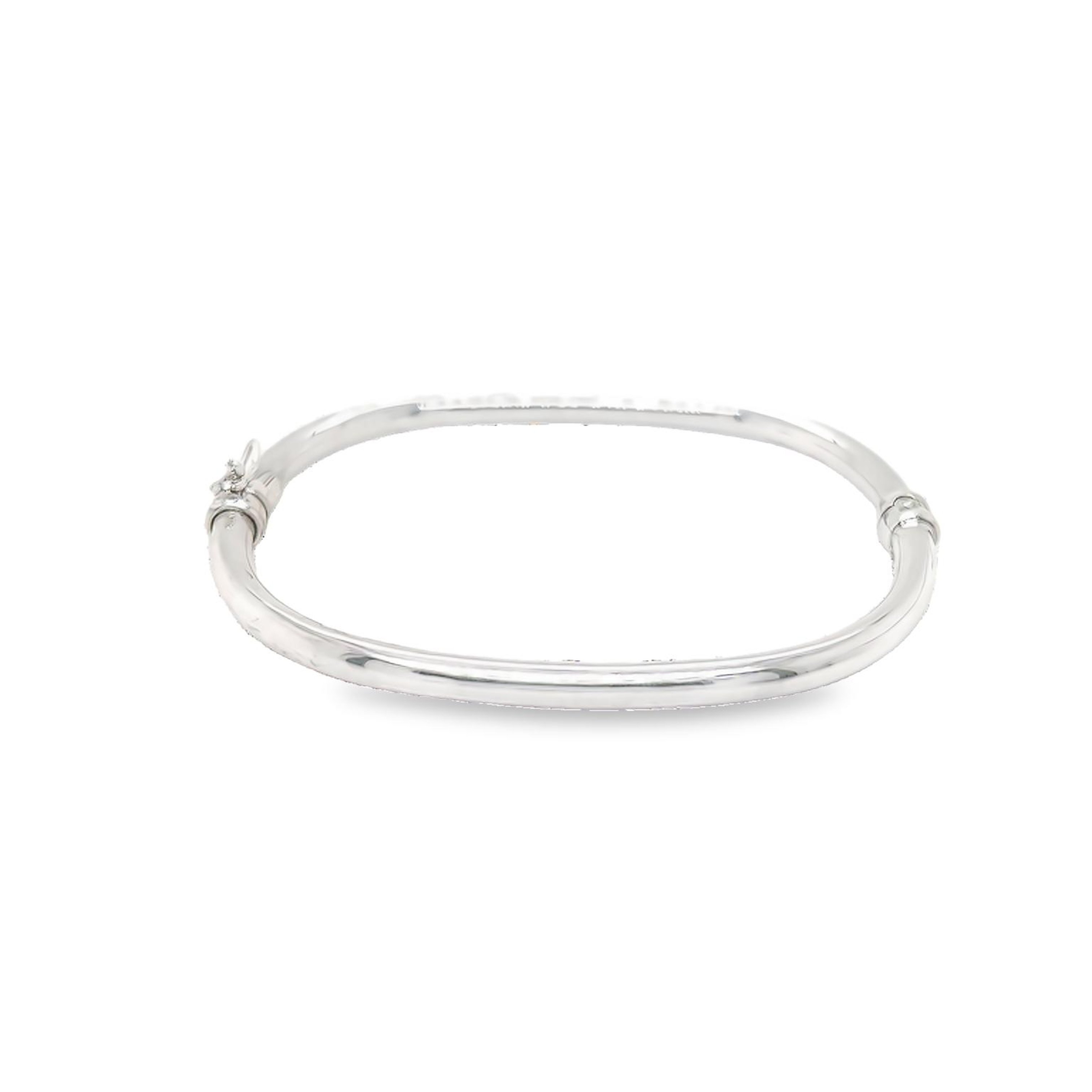 Sterling Hinged Bangle Bracelet