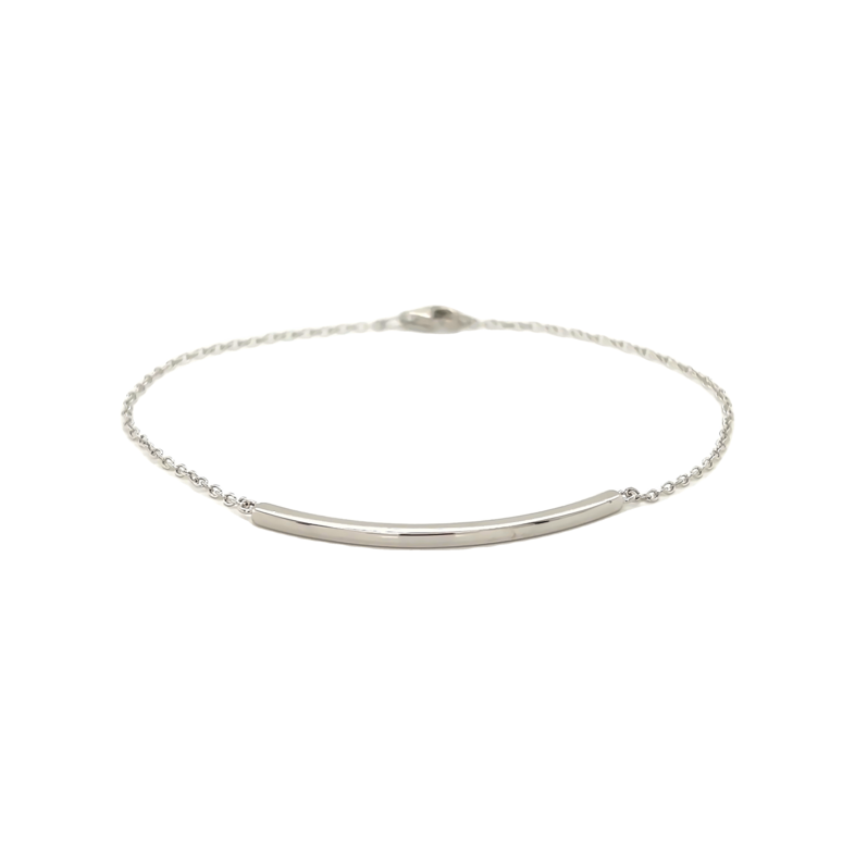 Sterling Bar Bracelet Length 7