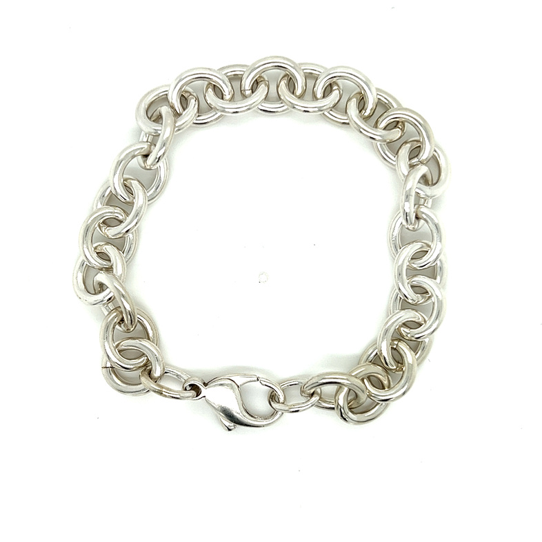 Sterling Cable Link Bracelet Length 7