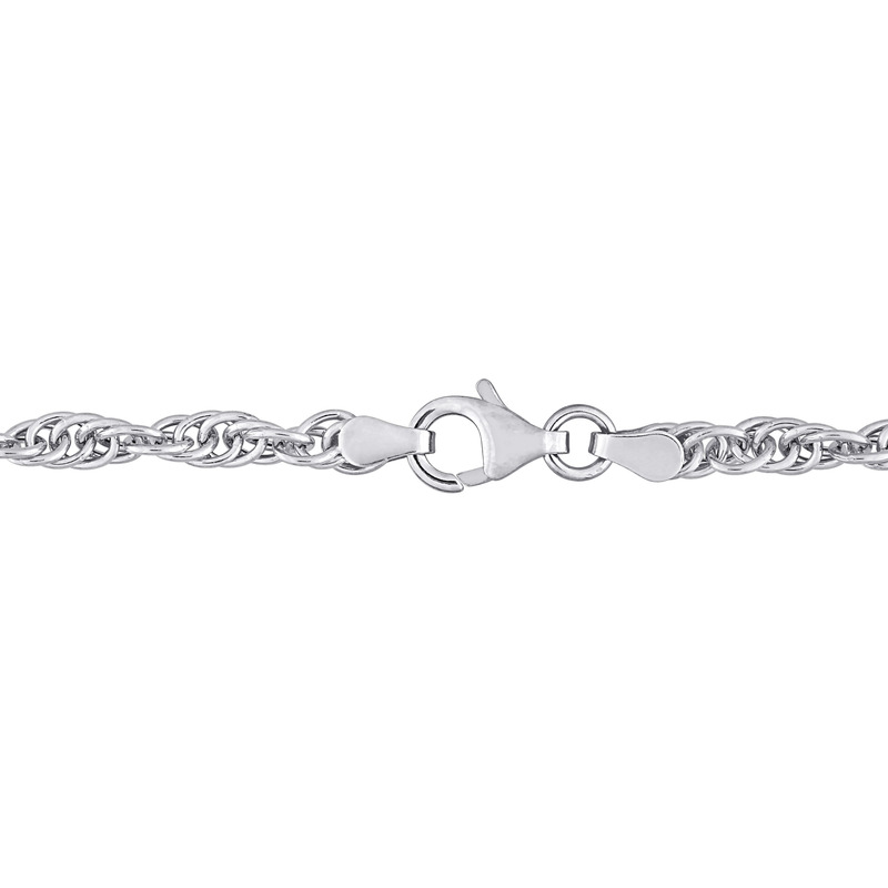 3.7mm Singapore Chain Bracelet in Sterling Silver - 9 in.
