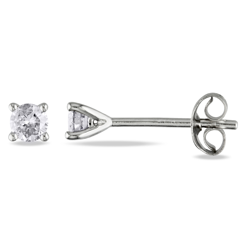 1/4 CT TW Diamond Stud Earrings in Sterling Silver