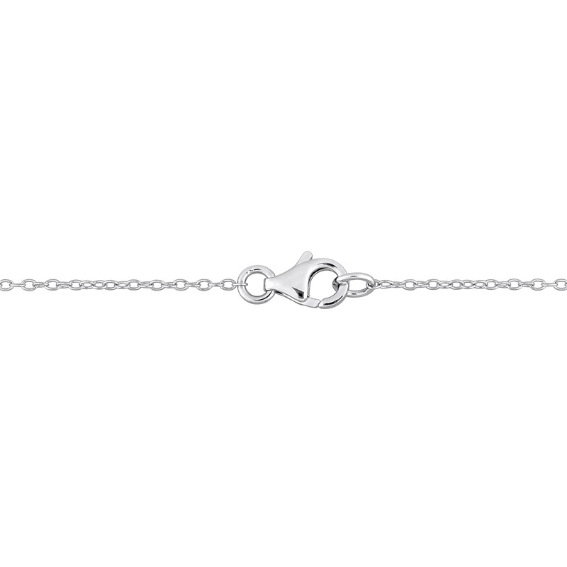 9 1/10 CT TGW Created Moissanite-White Graduated 17