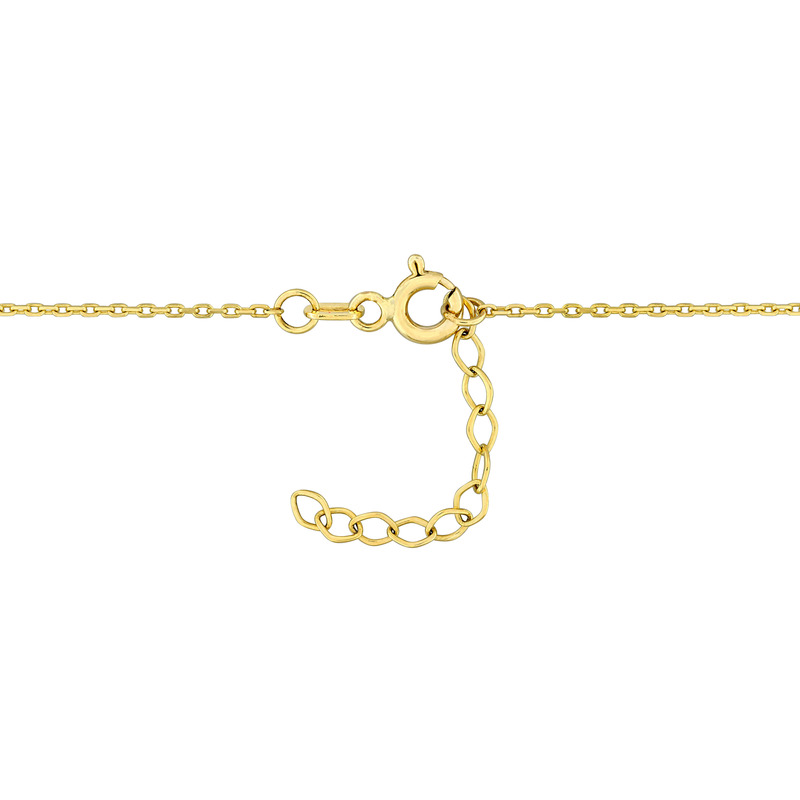 8-8.5 MM Cultured Freshwater Pearl Heart Lariat Necklace in 10k Yellow Gold - 17+1 in