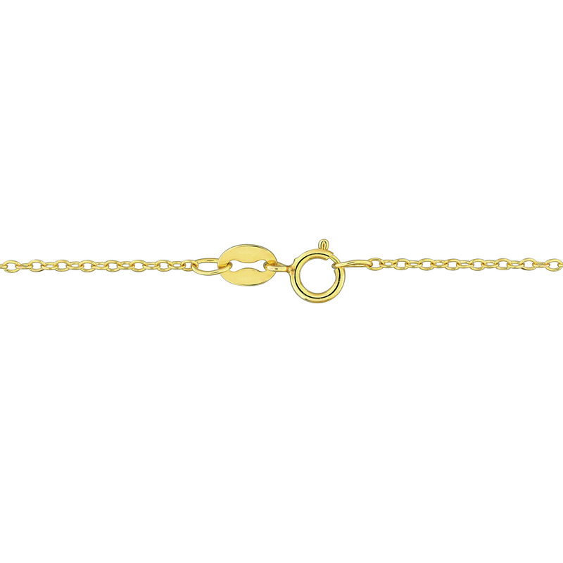 3 CT TGW Marquise Shape Created Turquoise Necklace With Beaded Halo in Yellow Plated Sterling Silver - 17 in.