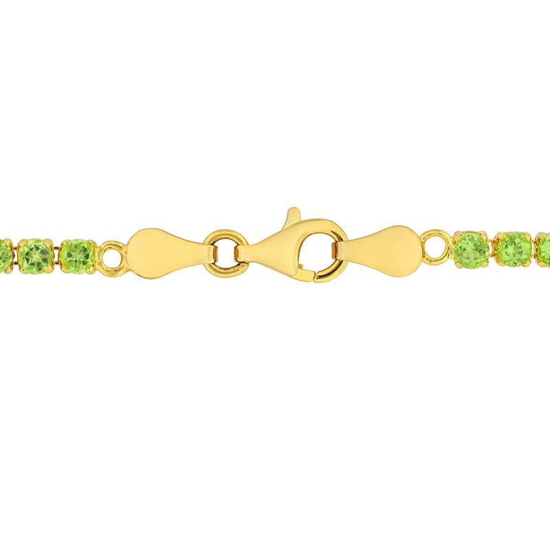 5 1/10ct TGW Created Ruby Tennis Bracelet in Sterling Silver - 7.25 in