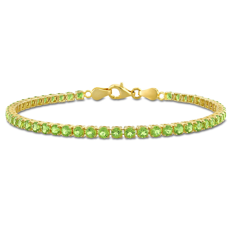 5 1/10ct TGW Created Ruby Tennis Bracelet in Sterling Silver - 7.25 in