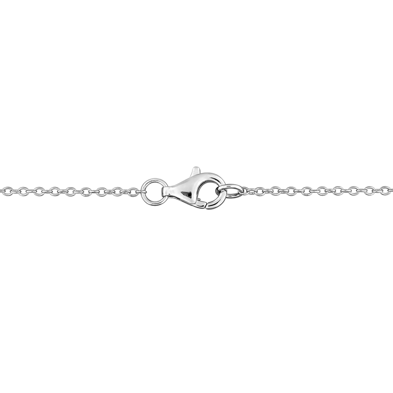 4ct DEW Created Moissanite Necklace in Two-Tone Sterling Silver - 17 in