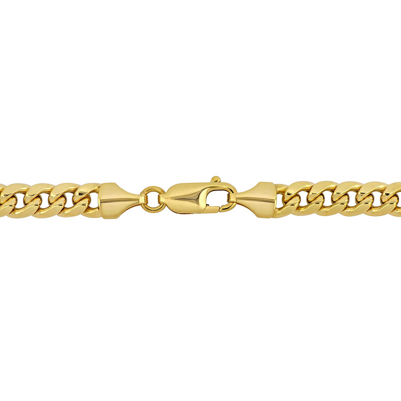 6.15mm Miami Cuban Link Chain Necklace in 10k Yellow Gold - 20 in