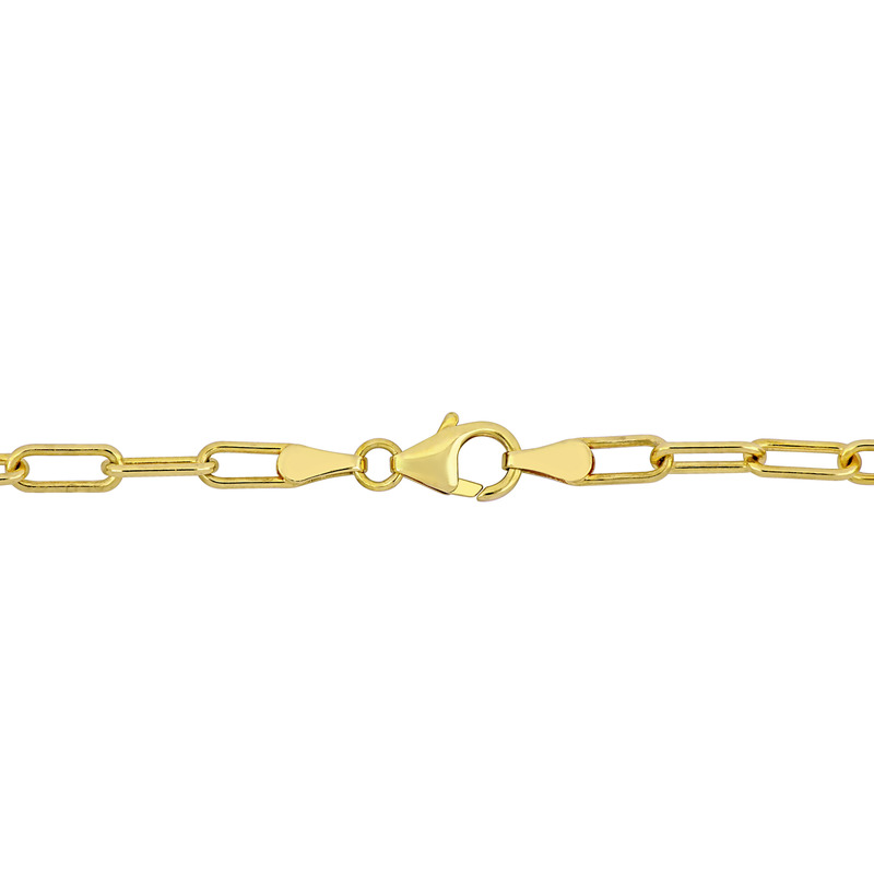 9-10 MM Grey Pearl Oval Link Earrings and Chain Bar Necklace Jewelry Set in 18k Yellow Gold Plated Sterling Silver