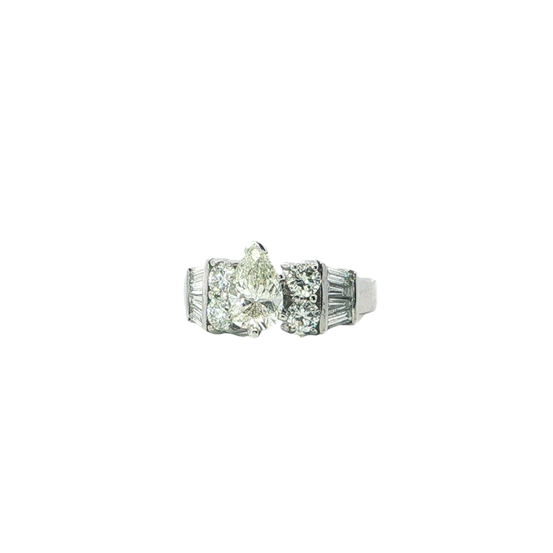 Stunning Pear Diamond Ring