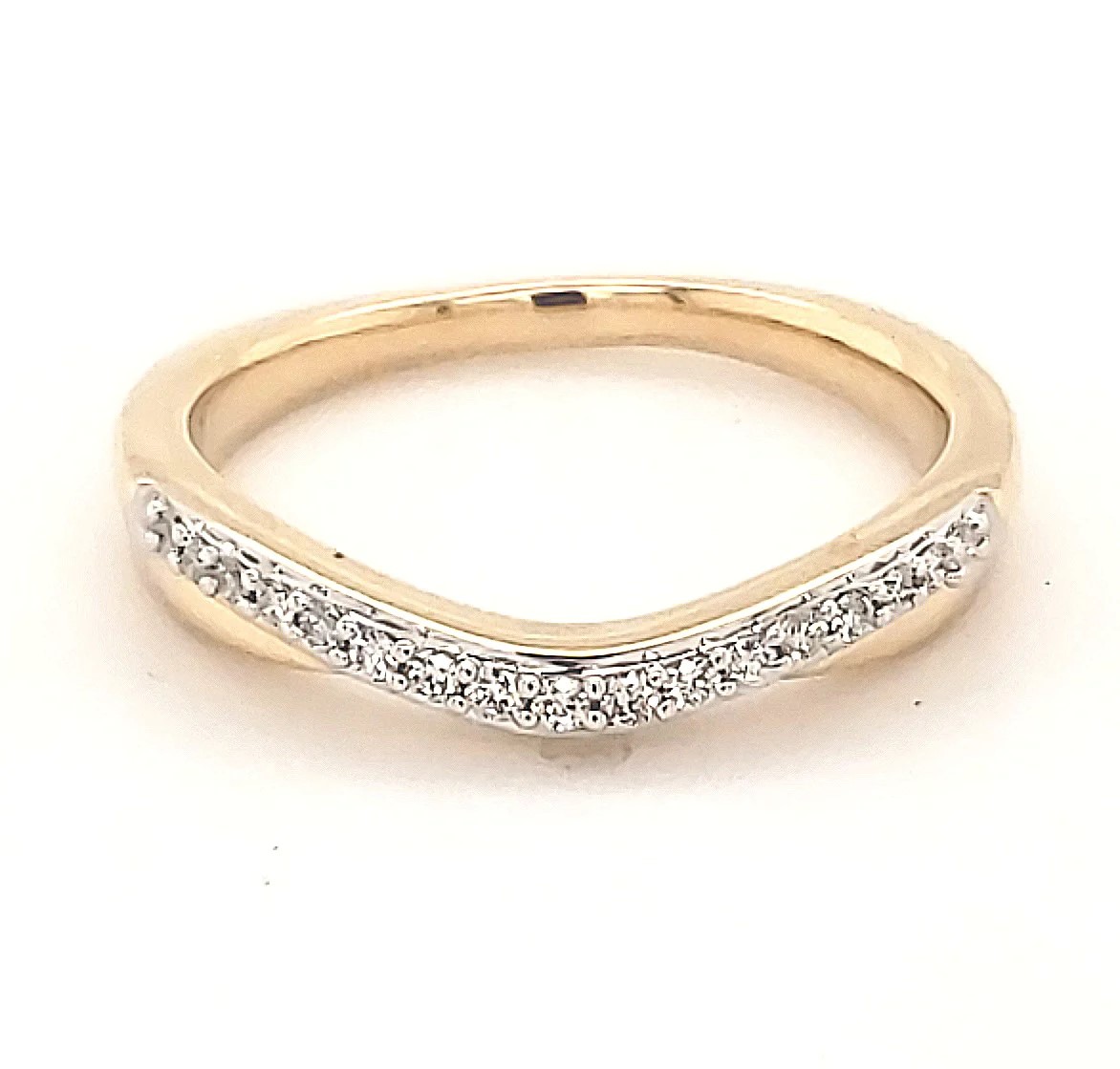 Elegant Gold And Diamond Ring