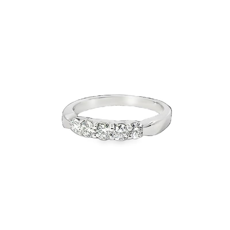 Elegant Diamond Anniversary Ring