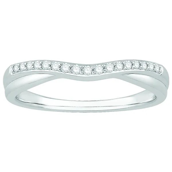 Elegant White Gold Diamond Channel Set Ring