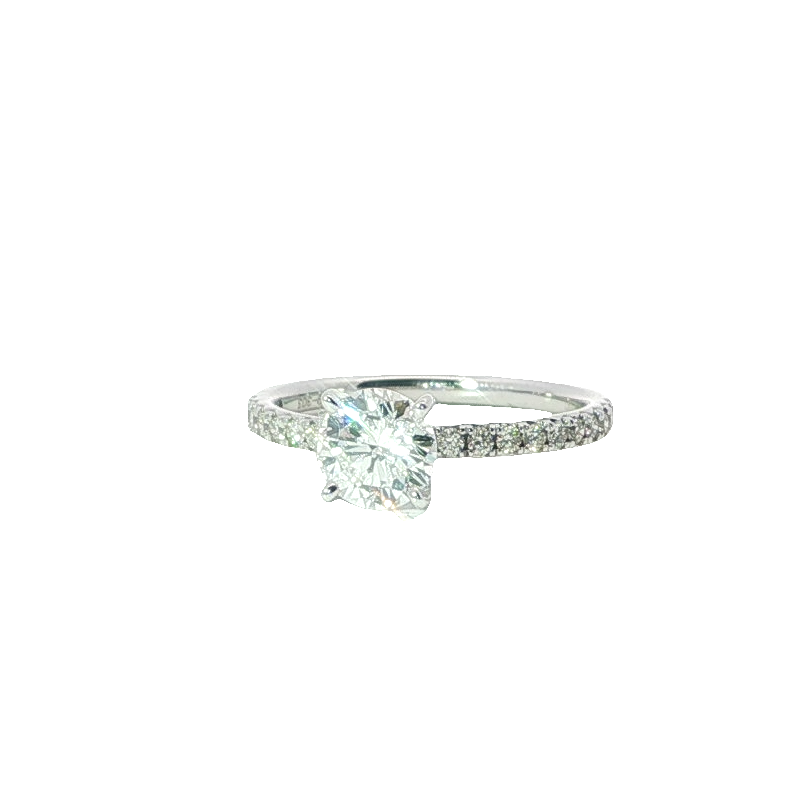 Elegant Diamond Semi-mount Ring