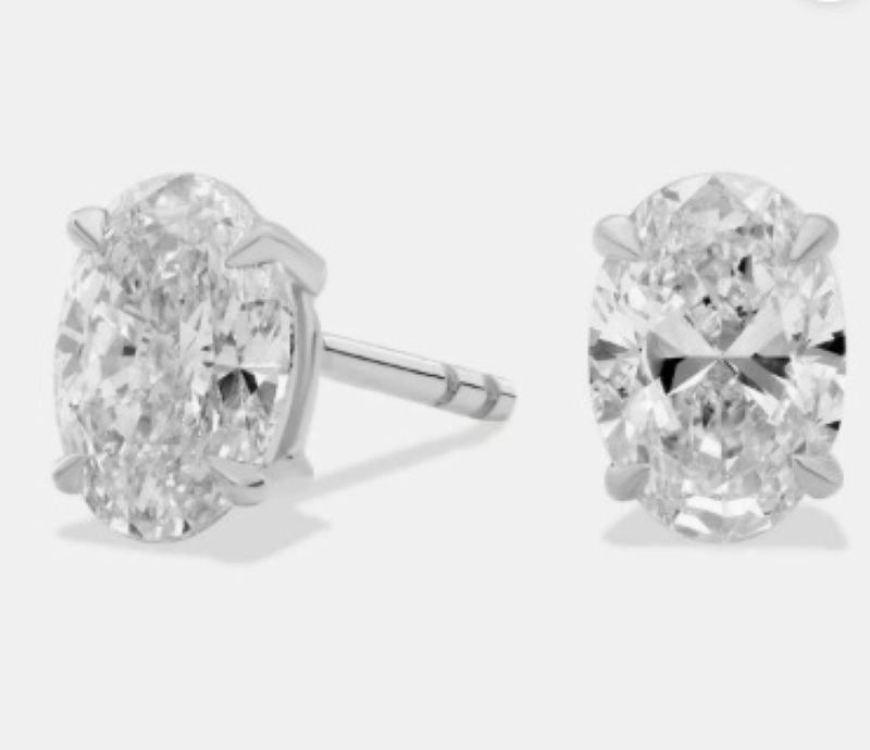 Elegant Diamond Stud Earrings