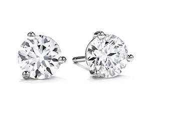 Elegant White Gold Diamond Studs