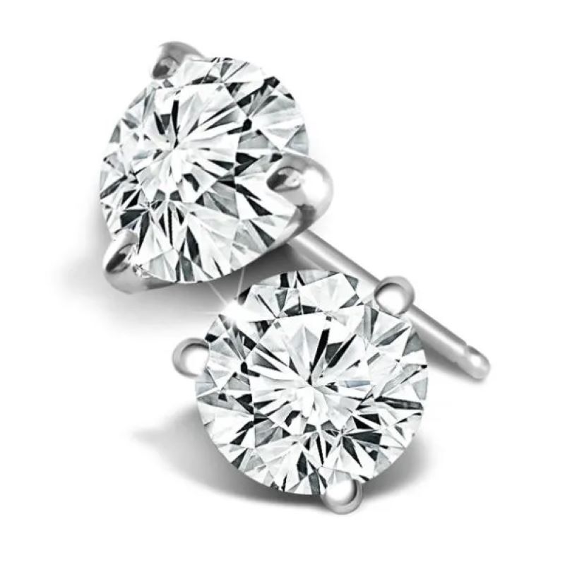 Elegant Lab Grown Diamond Earrings