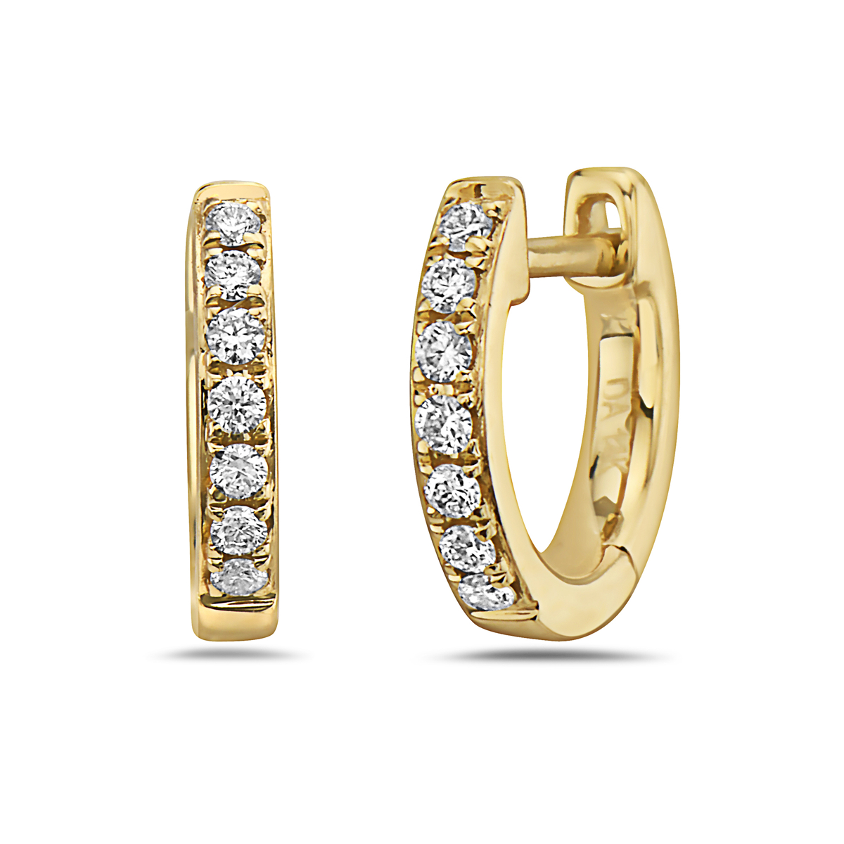 Huggie Diamond Earrings
