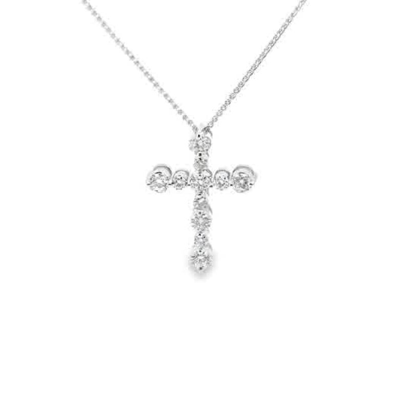 Elegant Silver Cross Pendant