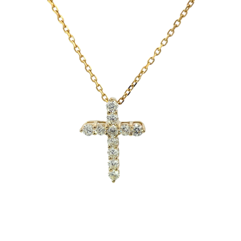 Elegant Gold Cross Pendant