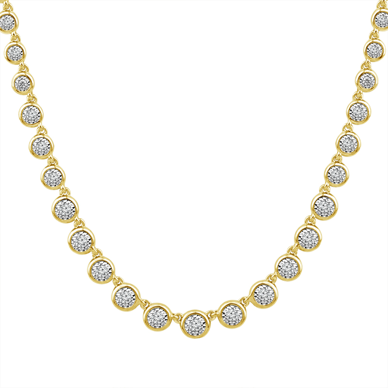 Elegant Gold And Diamond Necklace