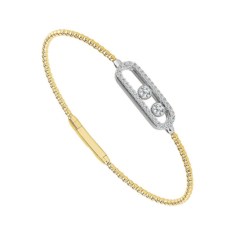 Elegant Gold And Diamond Bracelet