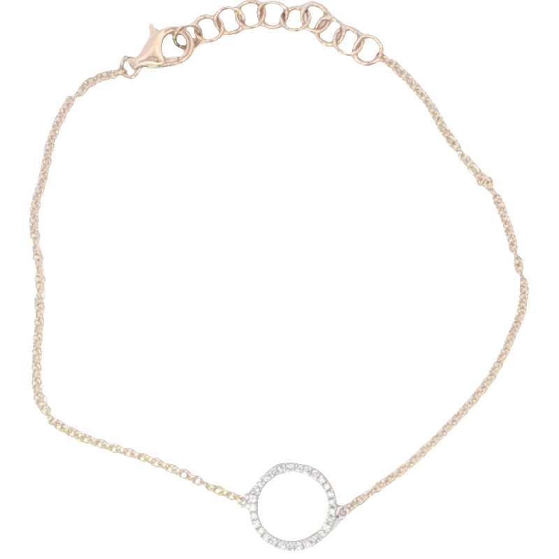 Elegant Yellow Gold And Diamond Bracelet