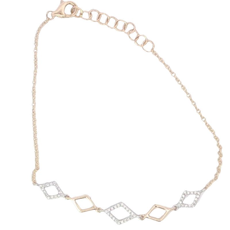 Elegant Diamond Gold Bracelet