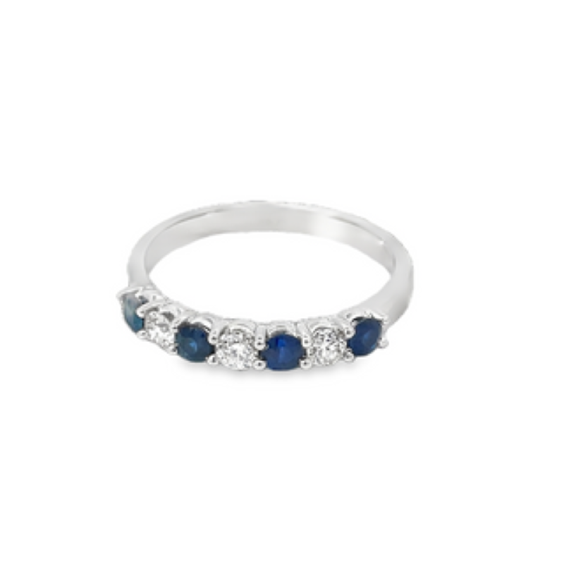 Sapphire And Diamond Ring