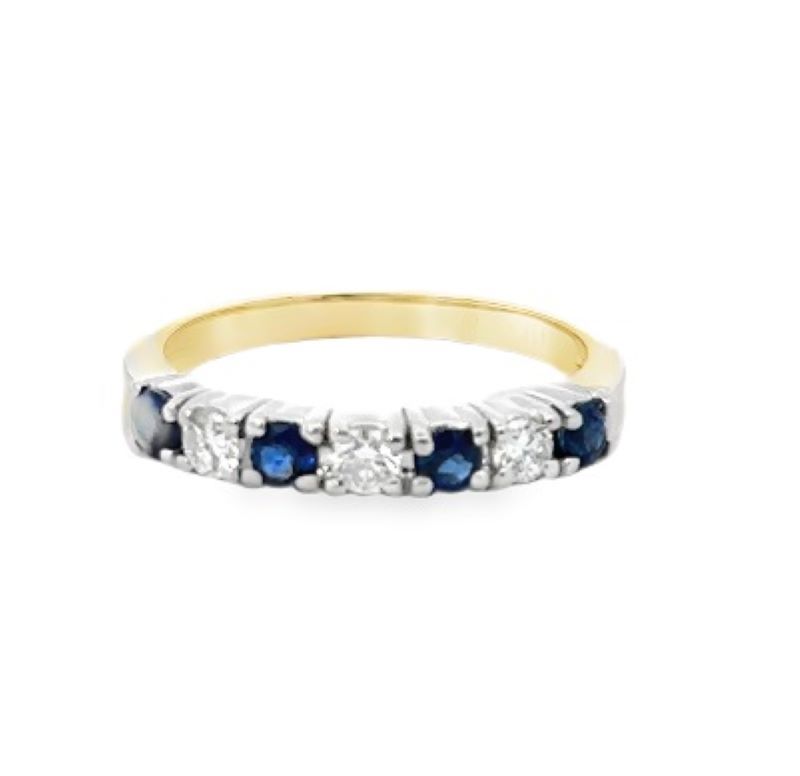 Diamond And Sapphire Ring