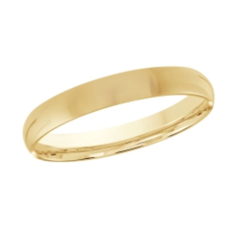 2mm Yellow Gold Wedding Band Size 8