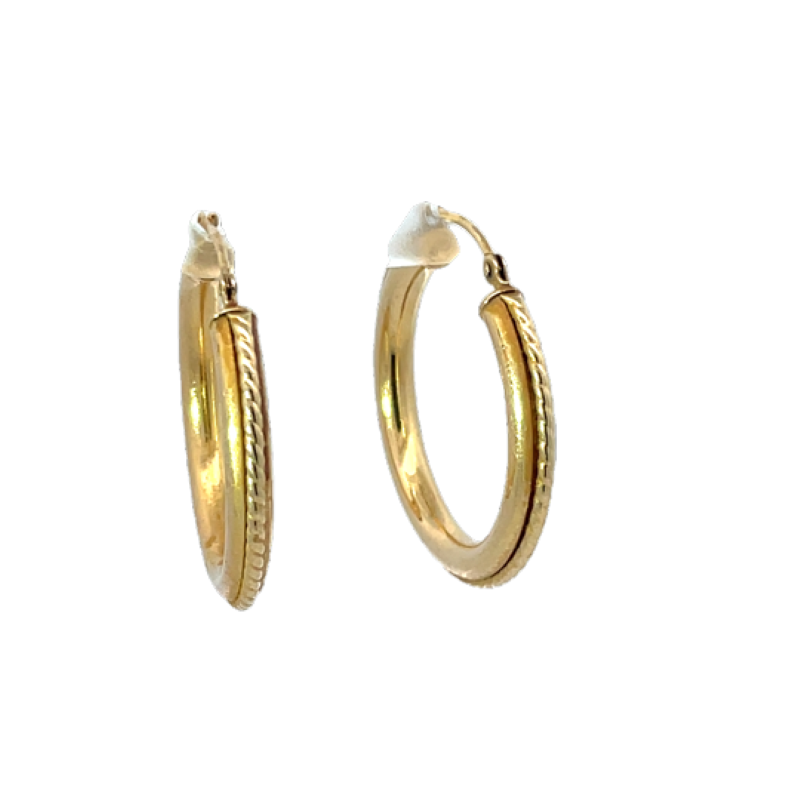 Elegant Gold Hoop Earrings