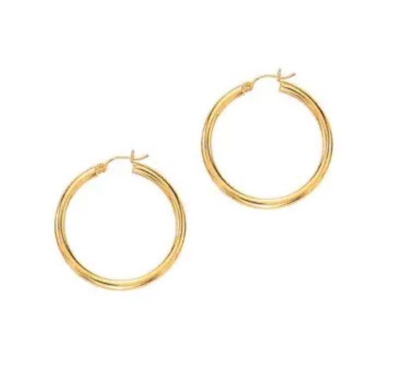 Elegant Gold Hoop Earrings