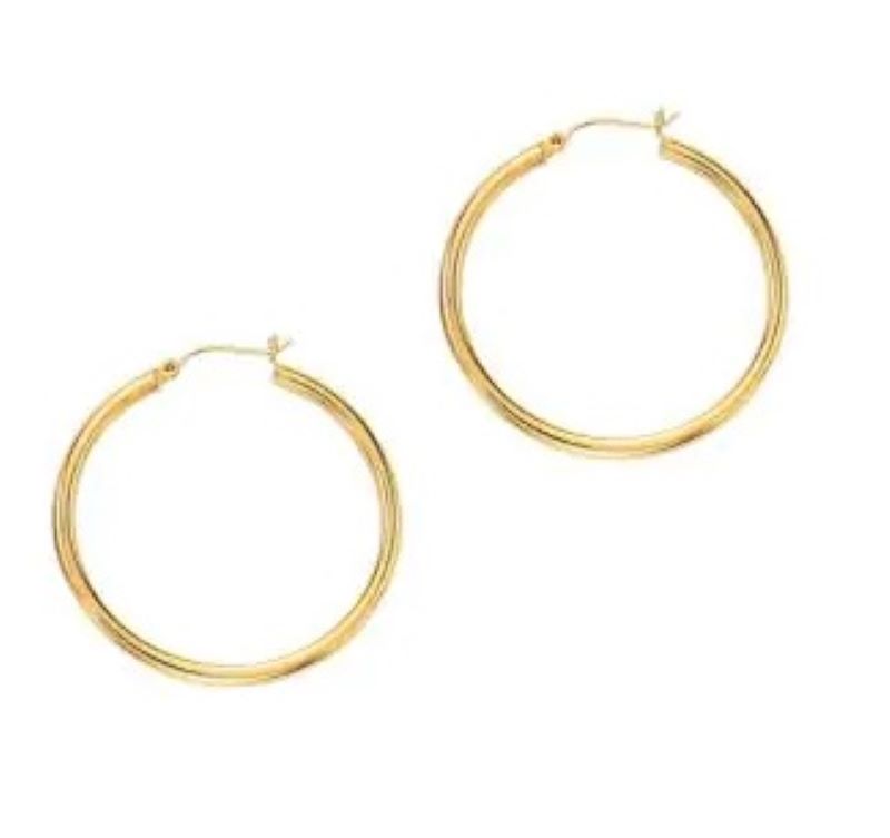 Elegant Gold Hoop Earrings