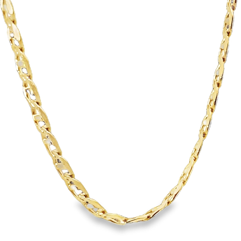 Classic Yellow Gold Anchor Chain