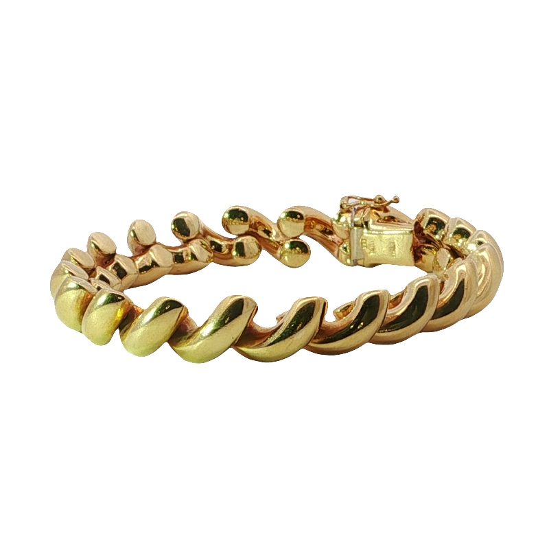 Sophisticated Yellow Gold San Marco Bracelet