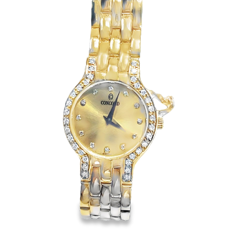 Elegant Gold And Diamond Watch
