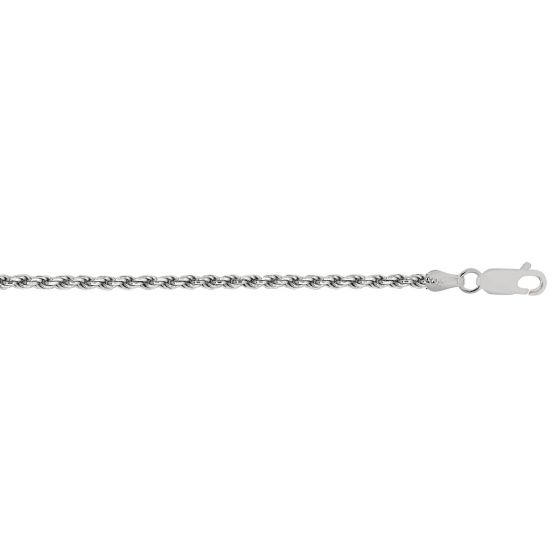Sterling Silver Rope Chain Length 18