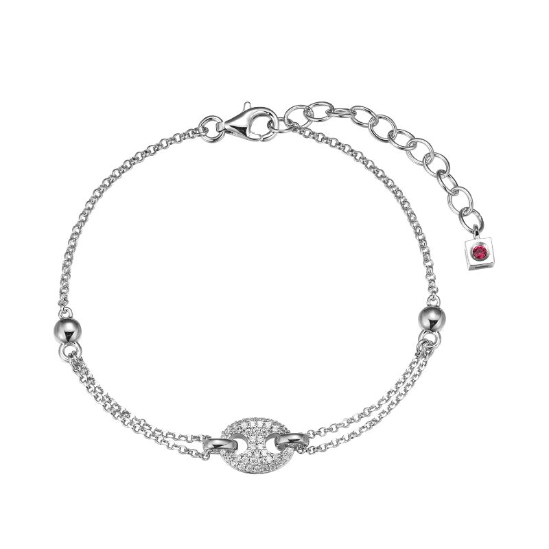 Silver Sterling Silver Rolo Bracelet