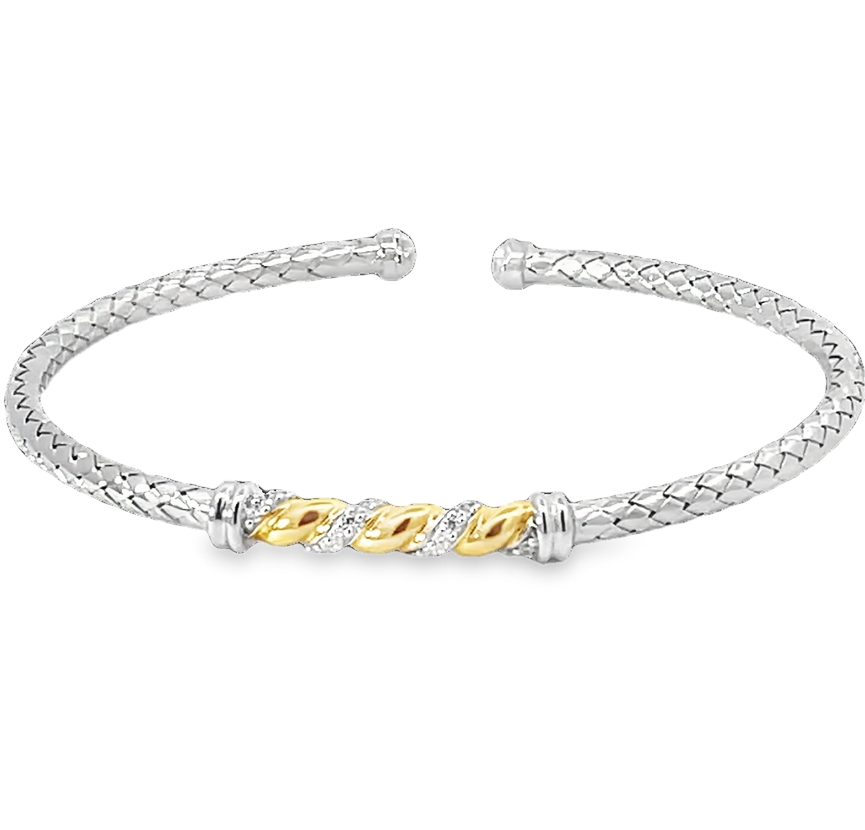 Stunning Sterling Silver Bangle