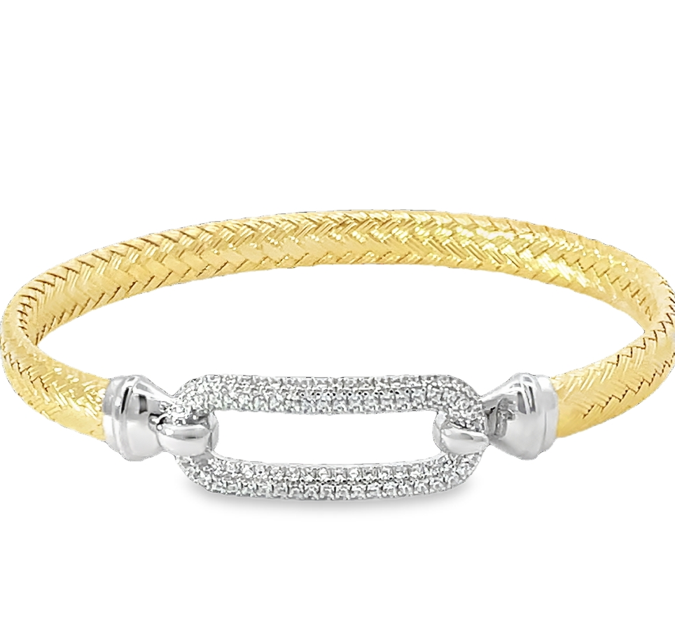 Stunning Sterling Silver Bangle Bracelet