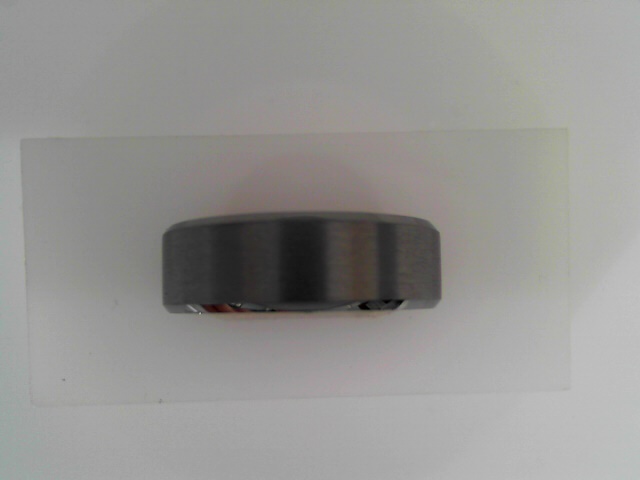 Gent's Gray Satin Tantalum Wedding Band Size 10