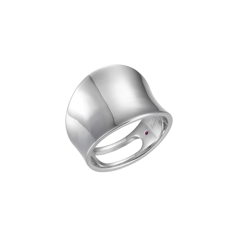 Sterling Silver Wide Band Ring Size 8